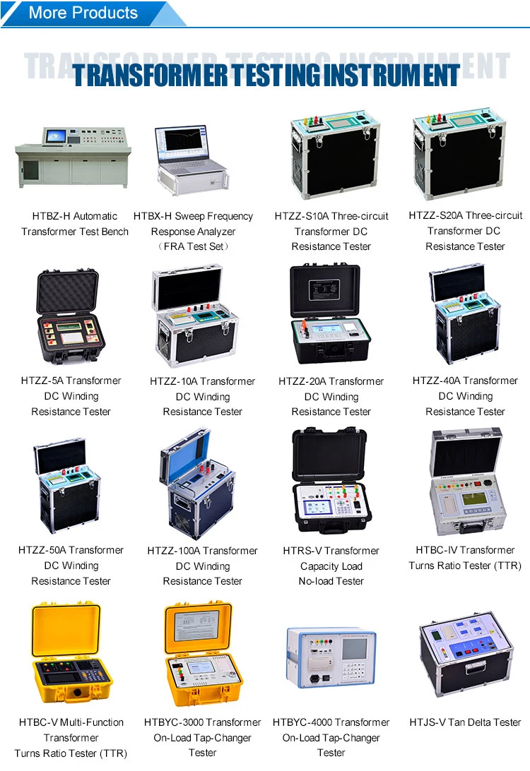 Htbx-H China Professional Transformer Tester Sfra Test Set Sweep Frequency Response Analyzer