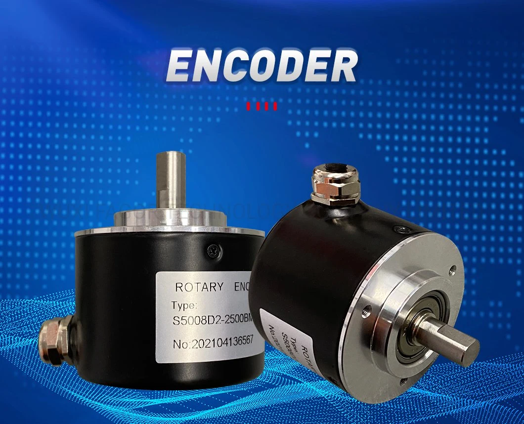 3600-7500 P/R Solid Shaft Optical Incremental Rotary Encoder