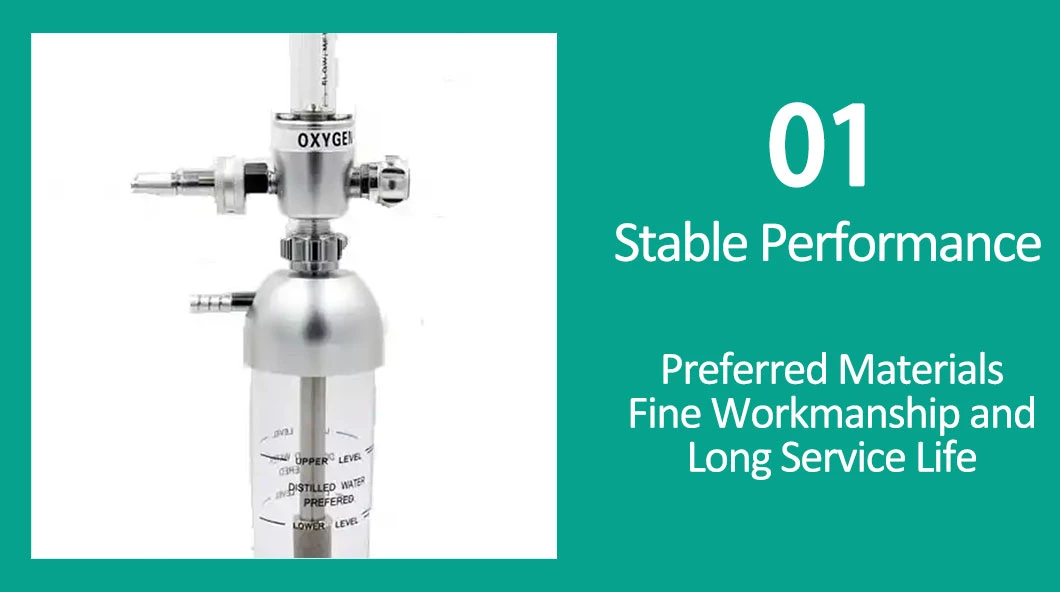 Dual Scale Medical Oxygen Flowmeter - Accurate Oxygen Measurement