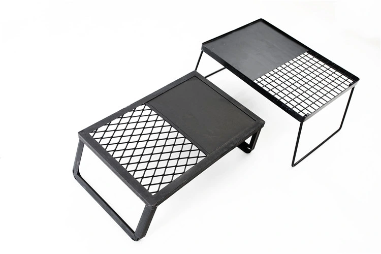 Hi-Temp Powder Coated Folding BBQ Grill Set