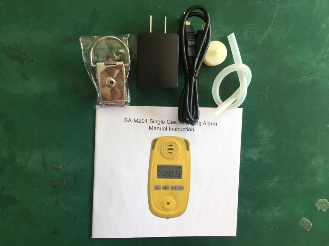Portable Single Gas Detector for Oxygen O2 Gas, 100%Vol High O2 Gas Anlyzer with Sound Light Alarms