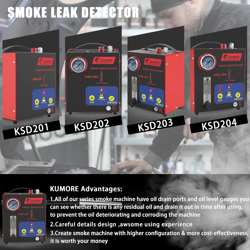 Kumore Ksd-203 Car Smoke Detector Diagnostic Detector Gas Leak Tester Machine with Excellent Quality