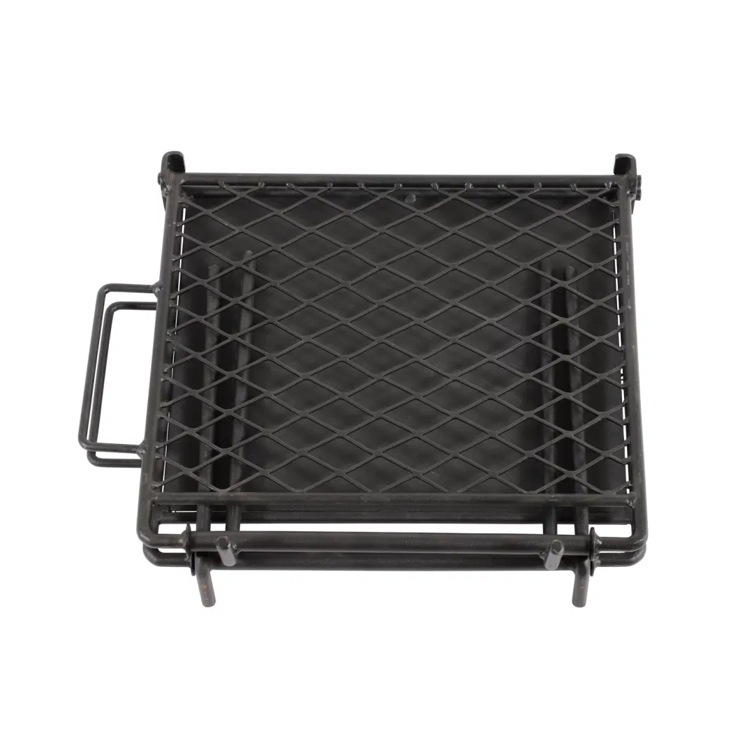 Hi-Temp Powder Coated Folding BBQ Grill Set