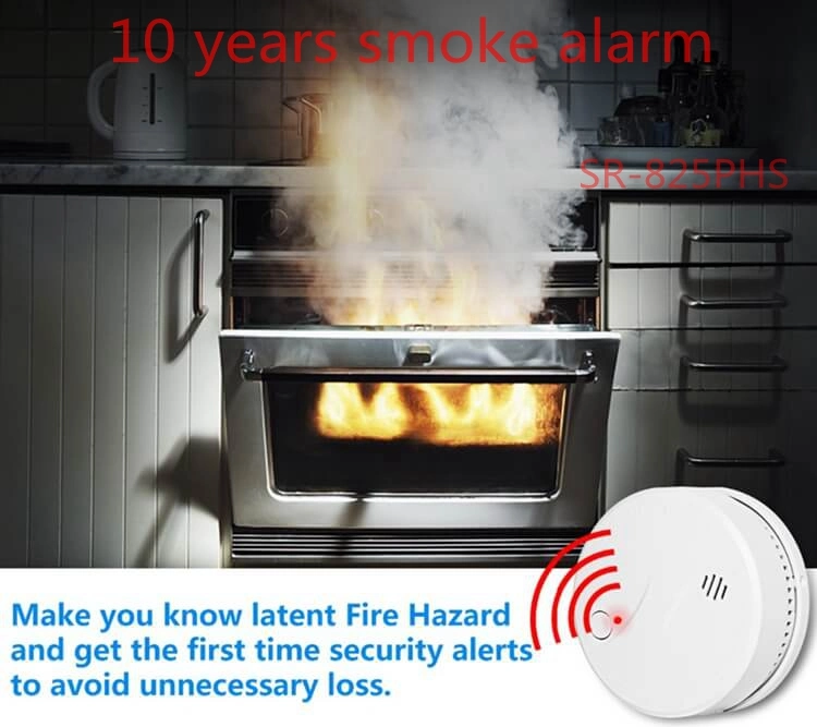 10yr Sealed Battery Life Optical Sensor Smoke and Fire Detector with Ce Approved