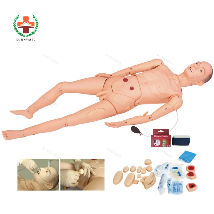 Sy-N03108 Advanced Full-Functional Male Elderly Nursing Manikin for Training