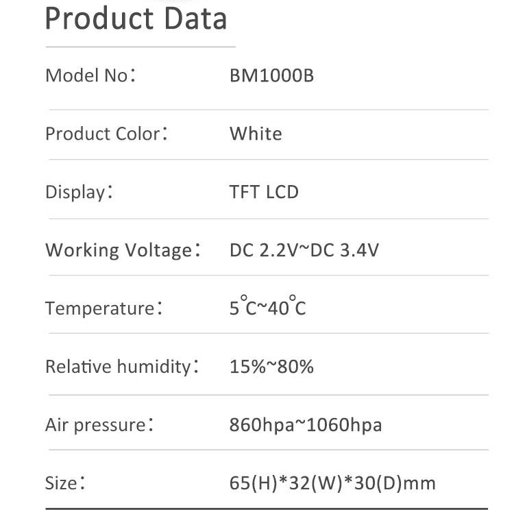 Free Sample Manufacturer Oximeter Berry Popular Color Display Oxygen Saturation Probe
