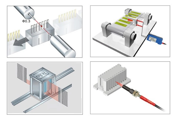 Diffuse Reflective Fiber Optical Sensor for Beverage Filling Machine