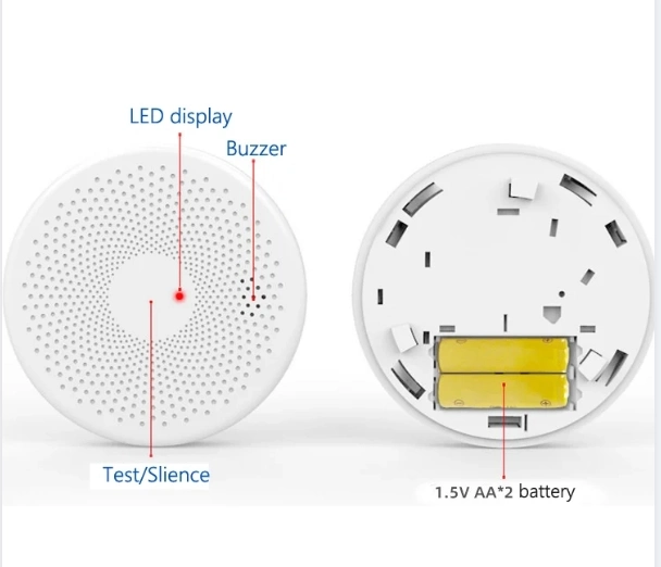 Household Gas Detector Household Smart Smoke Detectors WiFi Smoke Detector