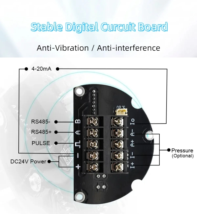 Manufacture Calibration Digital High Temperature Compressed Air Oxygen Gas Vortex Flow Meter