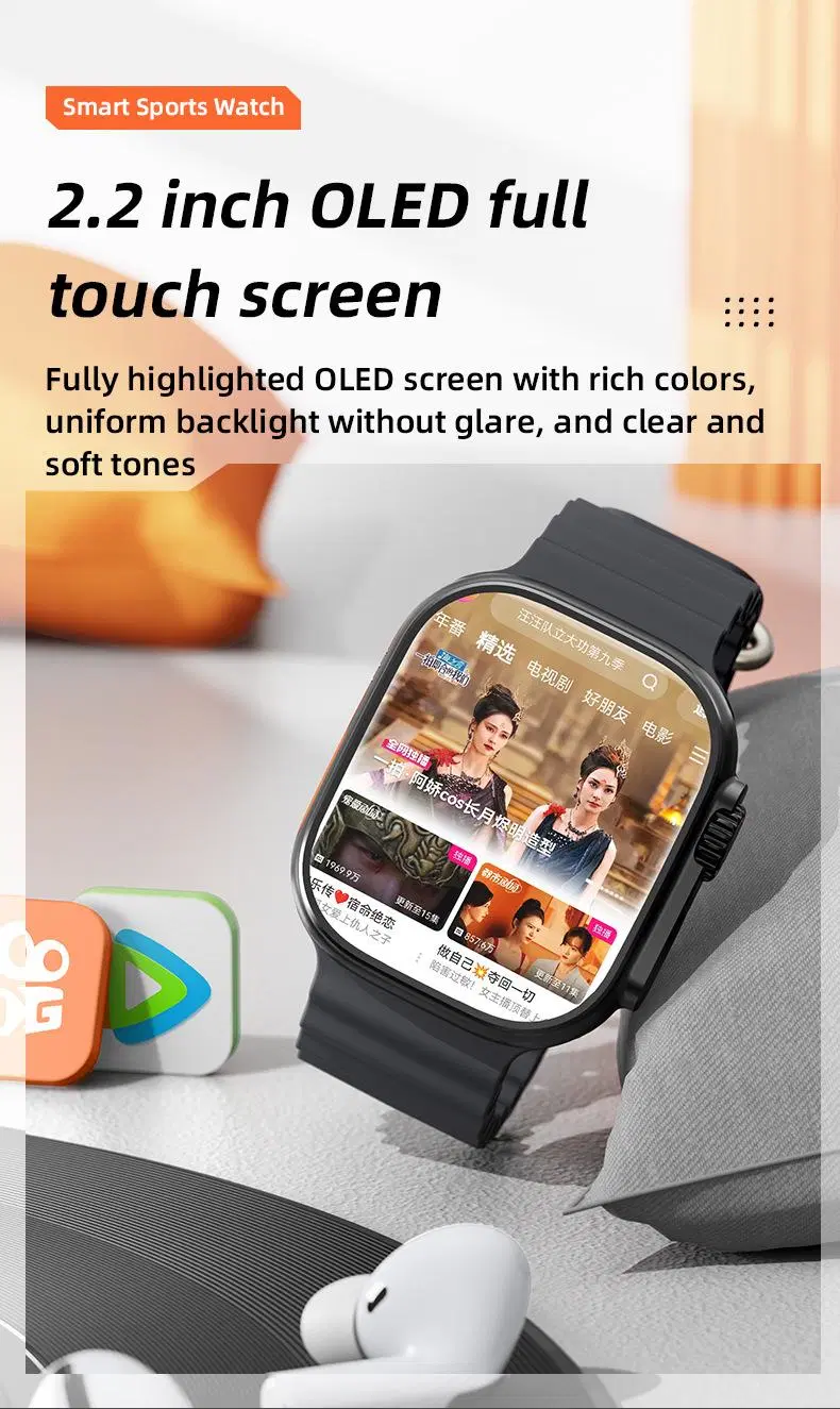 Cross-Border New S9ultra Card Version 4G Full Netcom Video Phone Watch Android Smart Watch 4G+64G Memory Smart Watch