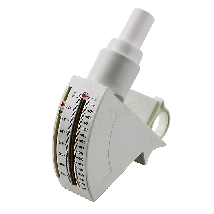 Peak Flow Meter/ Plastic Medical Portable Disposable Spirometer Peak Flow Meter