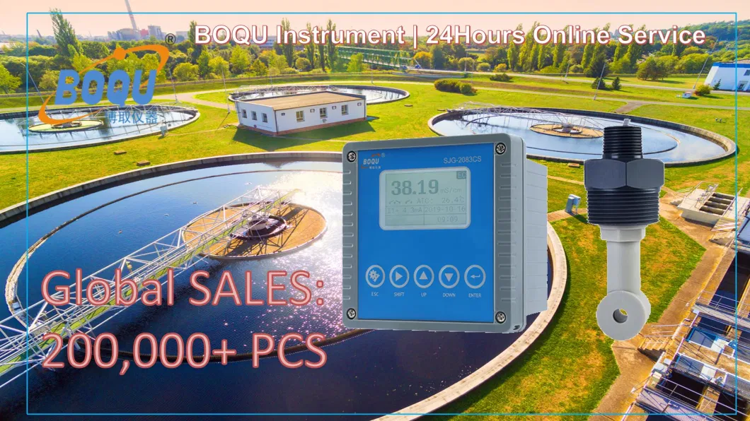 Boqu Ddg-Gy Digital Online Inductive Conductivity Sensor for TDS Salinity and Acid Measurement Ec Probe