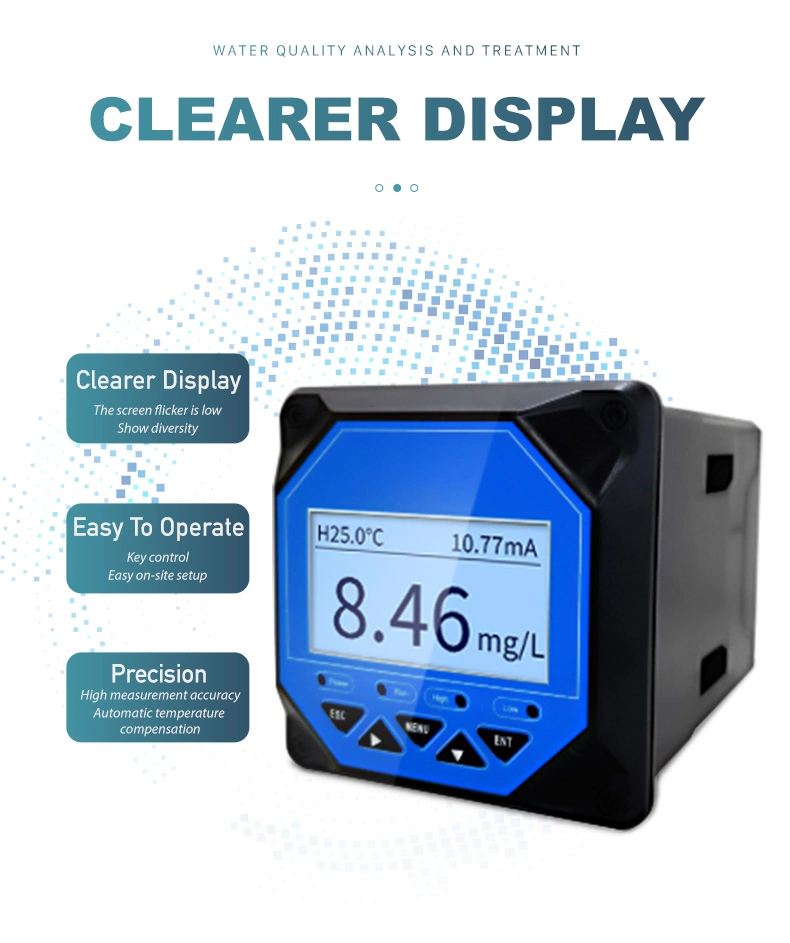 Online Digital CE Certified Polarographic Dissolved Oxygen Meter