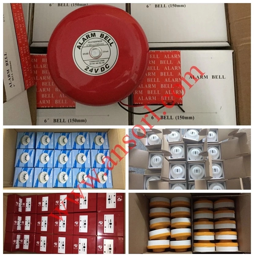 CE Approved Optical Smoke and Heat Sensor Detector Battery Type