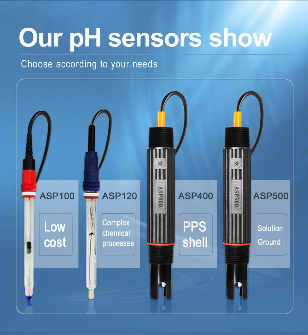 14pH Online pH Probe pH Sensor for Water Treatment