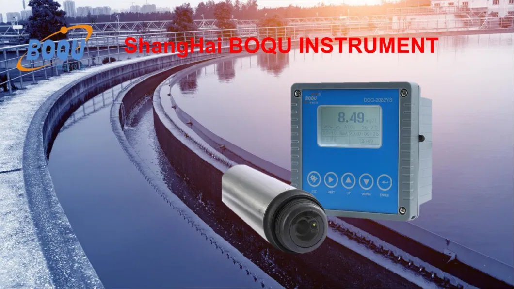 Boqu Dog-3082 Flow Cell Installation Measuring Pure Water Online Dissolved Oxygen Meter