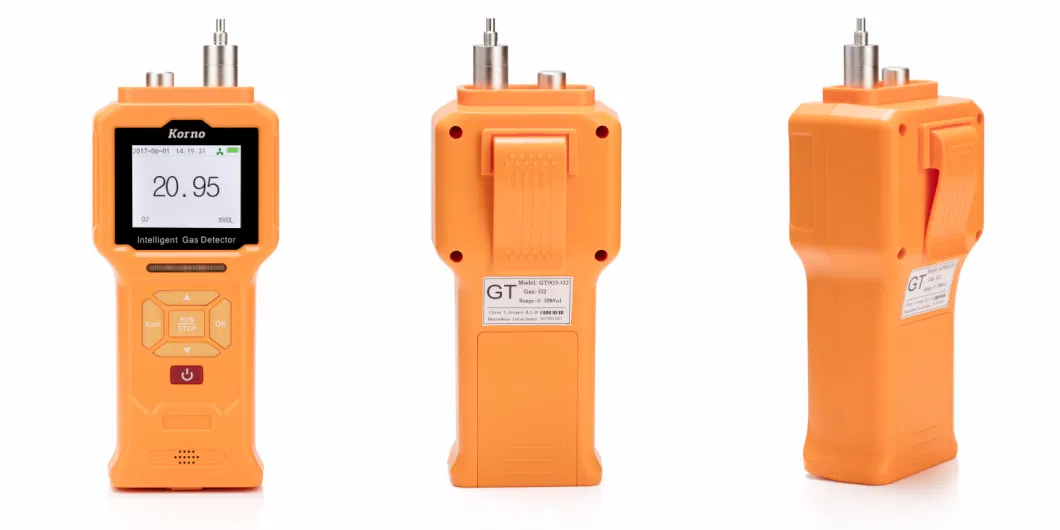 Portable Type Pump Suction Oxygen O2 Gas Detector Purity Oxygen Analyzer Medical Oxygen Sensor 0-10000ppm/0-25%Vol/0-30%Vol/0-100%Vol