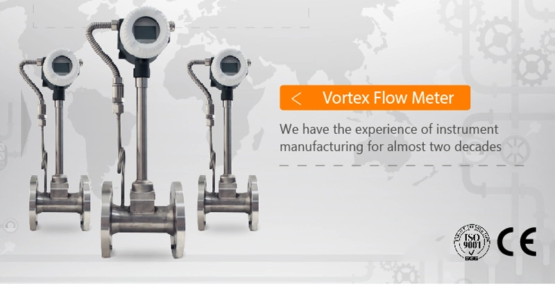 Steam Vortex Flowmeter Steam Meter Gas Natural Gas Compressed Air Nitrogen Oxygen Water Liquid Sewage Oil