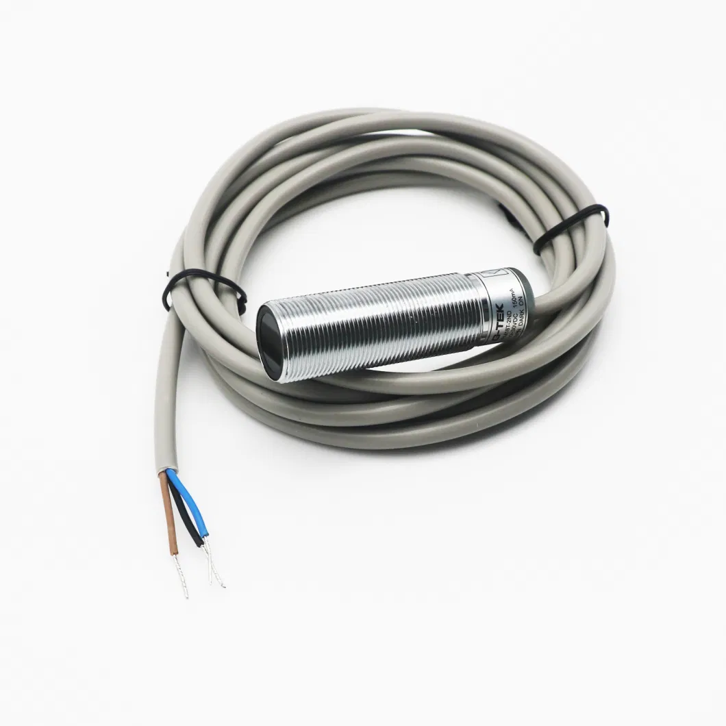 20m Through Beam Cylindrical Photoelectric Sensor Is Mainly Used for Safety Protection of Industrial Doors and Turnstile Gates