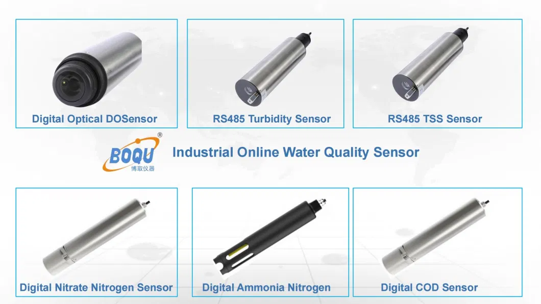 Boqu Dog-209fyd Aquaculture Industries Online Monitoring of Do Optical Dissolved Oxygen Sensor