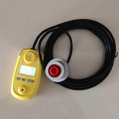 Detector de gas único portátil para oxígeno O2 Gas, 100% Vol Anlyzer de gas O2 alto con alarmas de luz de sonido