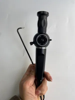 Microscopio óptico de mano con tubo flexible, lente de cámara 4mm, función de enfoque, sonda 1m