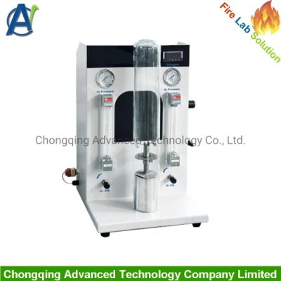  ASTM D2863 Limited Oxygen Index Loi Tester con electroquímica oxígeno Sensor
