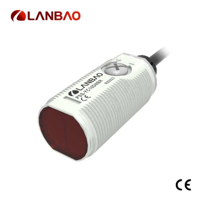  Lanbao M18 reflexión difusa de plástico de 40cm 10-30 VCC NPN, PNP Sensor Fotoeléctrico CE