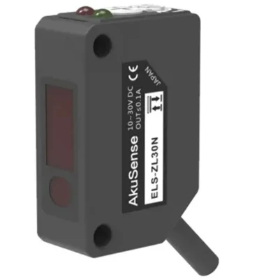  Sensor láser de reflexión difusa cuadrada con supresión de fondo