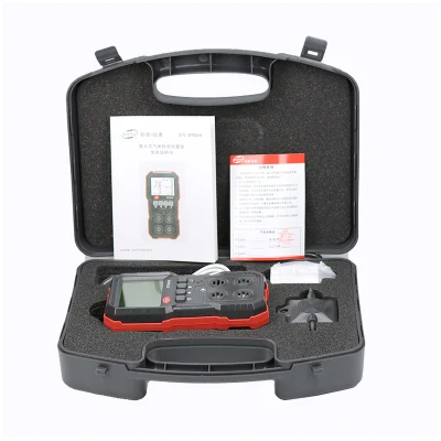  4 en 1 Multi Detector de Gas O2 H2s de monóxido de carbono oxígeno gas combustible Medidor de prueba de contenido