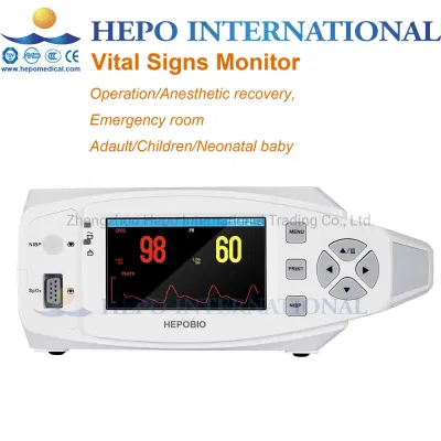  Quirófano del Hospital Mini portátil del monitor de paciente signos vitales (HP-VSM800C)