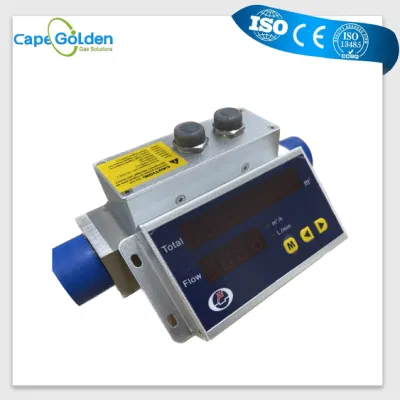  Medidor de flujo de oxígeno digital para medir el caudal instantáneo y acumulativa