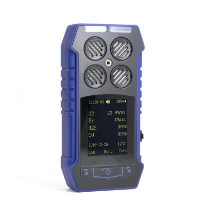2018 nueva llegada de metano, CO, el oxígeno, el H2s detector portátil Mult-Gas