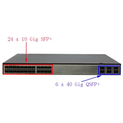  Switch 10 Gigabit de función completa Nuevo switch óptico de red de gestión