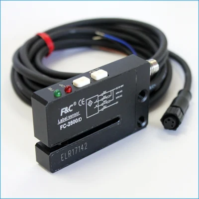  Sensor ultrasónico FC-2300 de alta velocidad sensor de etiqueta para metal Etiqueta
