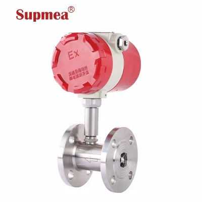 Medidor de flujo de aire comprimido Caudalímetro oxígeno compensar 50 Lpm Medic turbina del flujómetro