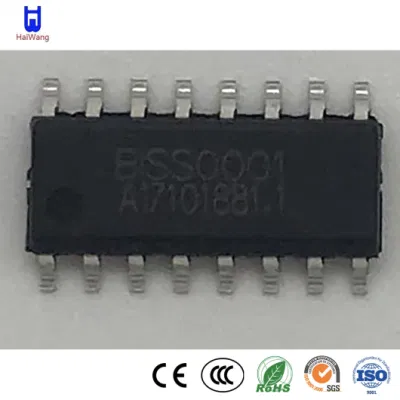  Haiwang IC Chip Electronic Components Biss0001 China tiempo de retardo incorporado Temporizador sensor procesamiento de señal circuito integrado interruptor de infrarrojos piroeléctrico pasivo