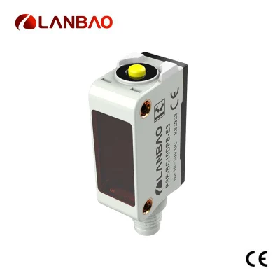  LANBAO &nbsp;La Plaza de plástico pequeño conector M8 5m NPN Sensor Fotoeléctrico IP67.