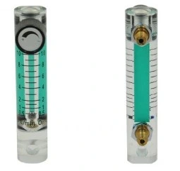  Acrílico para montaje en panel de flujo Flowmeter-Air Meter-Glass Rotameter-Oxygen medidor de flujo