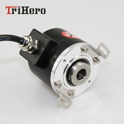 58mm eje hueco codificador giratorio de eje semihueco óptico incremental incorporado