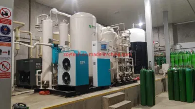 Dispositivo de generación de 60nm3/H oxígeno con agua refrigeración compresor de oxígeno Booster