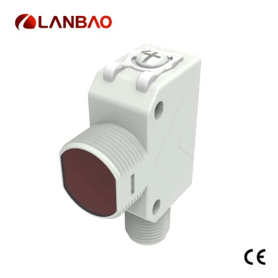  LANBAO Instalación de M18 de 20m cuadrados de plástico a través del Sensor fotoeléctrico de haz