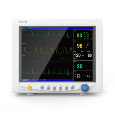  Monitor de paciente con pantalla táctil Contec Cms7000plus CO2 PNI paciente del hospital Dispositivo de supervisión