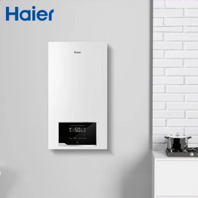  Haier Hot Sale Precio barato 24 horas agua caliente confortable Caldera de gas con sensor de temperatura de estiércol de pared