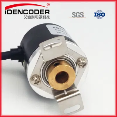  Codificador óptico Latha CNC eje Semi-Hollow Encoder, 2048PPR 3600PPR 4096PPR eje incremental codificador giratorio