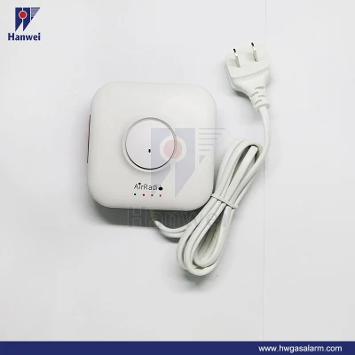  Alarma visual y audible Detector de alarma de gas natural con cable para Inicio