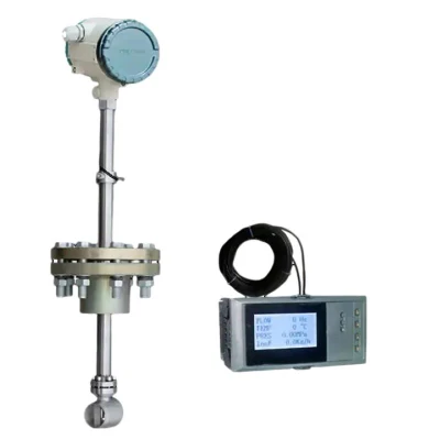  Inserción CO2 Gas Aire Gas LPG caudalímetro Modbus Hart Steam Vortex Caudalímetro