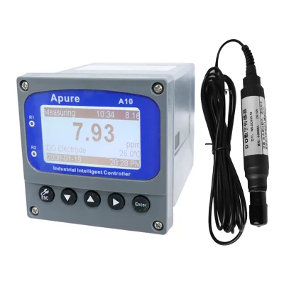 Apure portátil en línea de oxígeno disuelto medidor de análisis para acuario con Sensor de DO