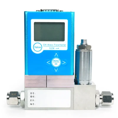  Salida de impulsos turbina caudalímetro Gas Vortex líquido caudalímetro digital analógico Medidor de flujo de aire del controlador de flujo de masa de gas oxígeno