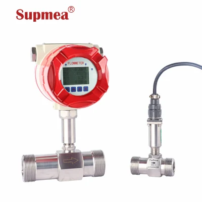 Medidor de flujo de aire comprimido Caudalímetro oxígeno compensar 50 Lpm Medic turbina del flujómetro